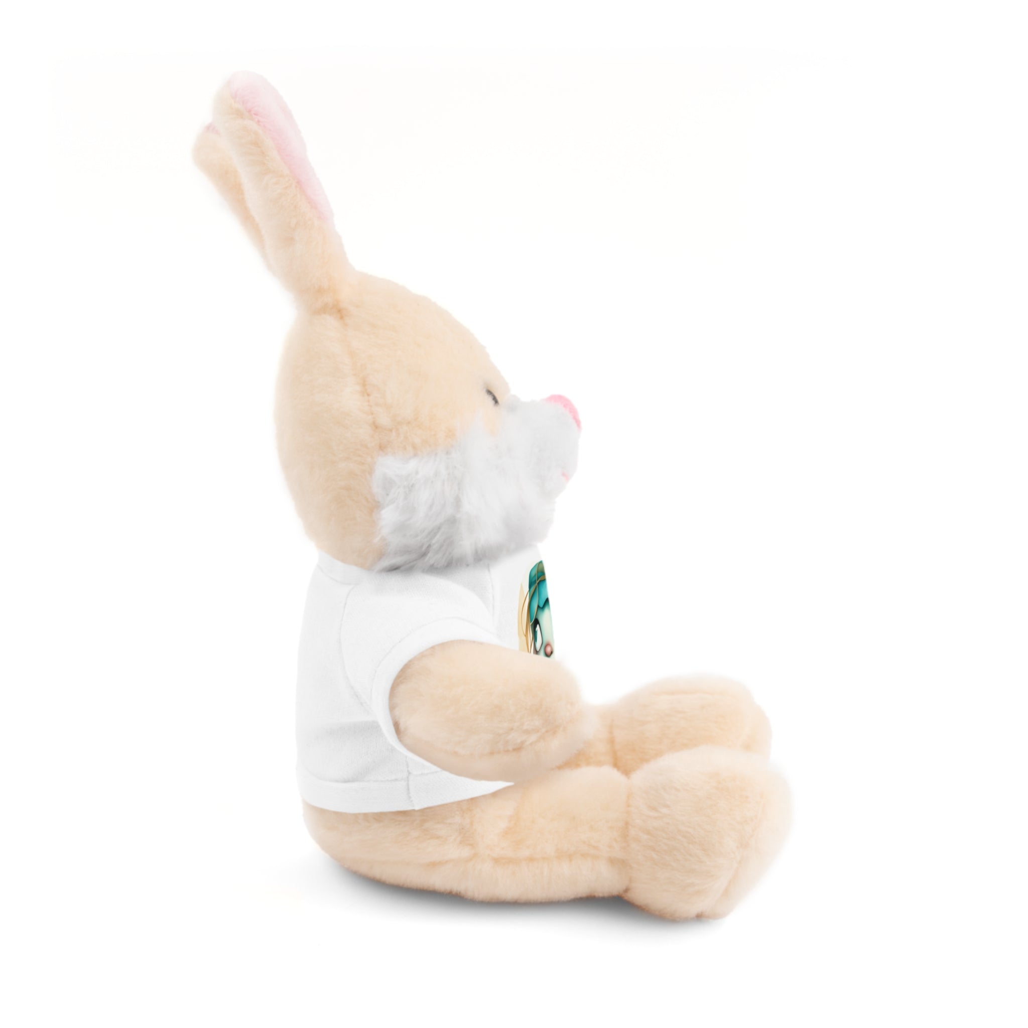 Personalized Plush Bear with Custom Tee — Cute Cartoon Portrait