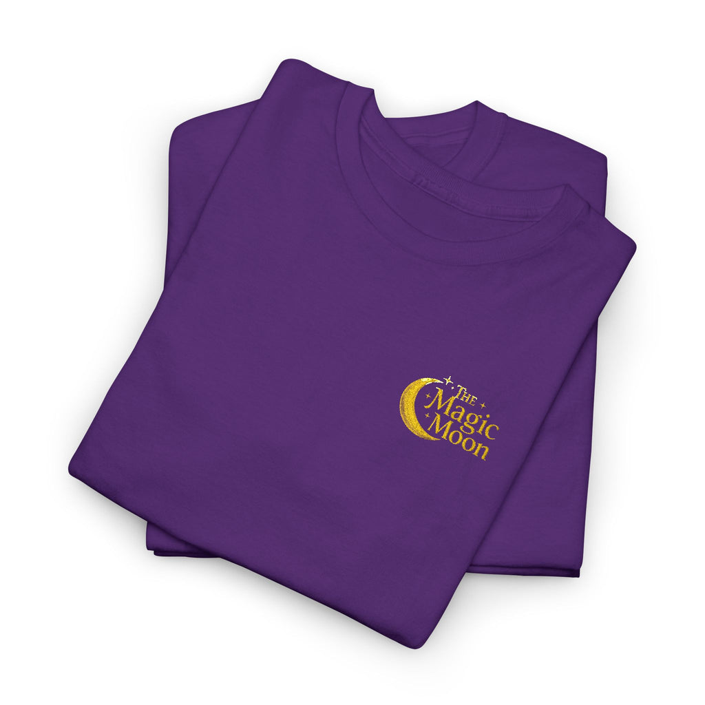 Moon & Stars Graphic Tee — "Choose Happy" Inspirational Cotton T-Shirt