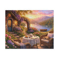 Scenic Lakeside Cottage Puzzle — Tranquil Tea Time 110–1014 Piece Jigsaw