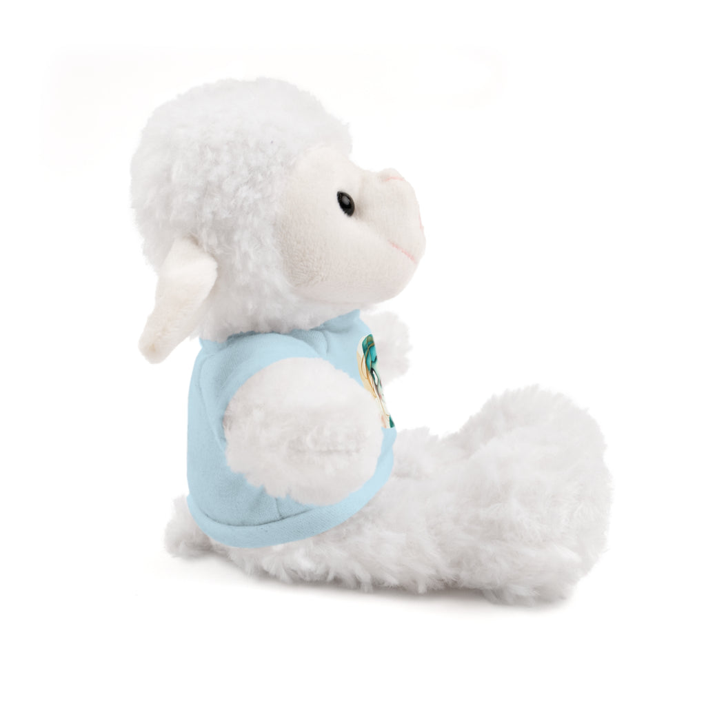 Personalized Plush Bear with Custom Tee — Cute Cartoon Portrait