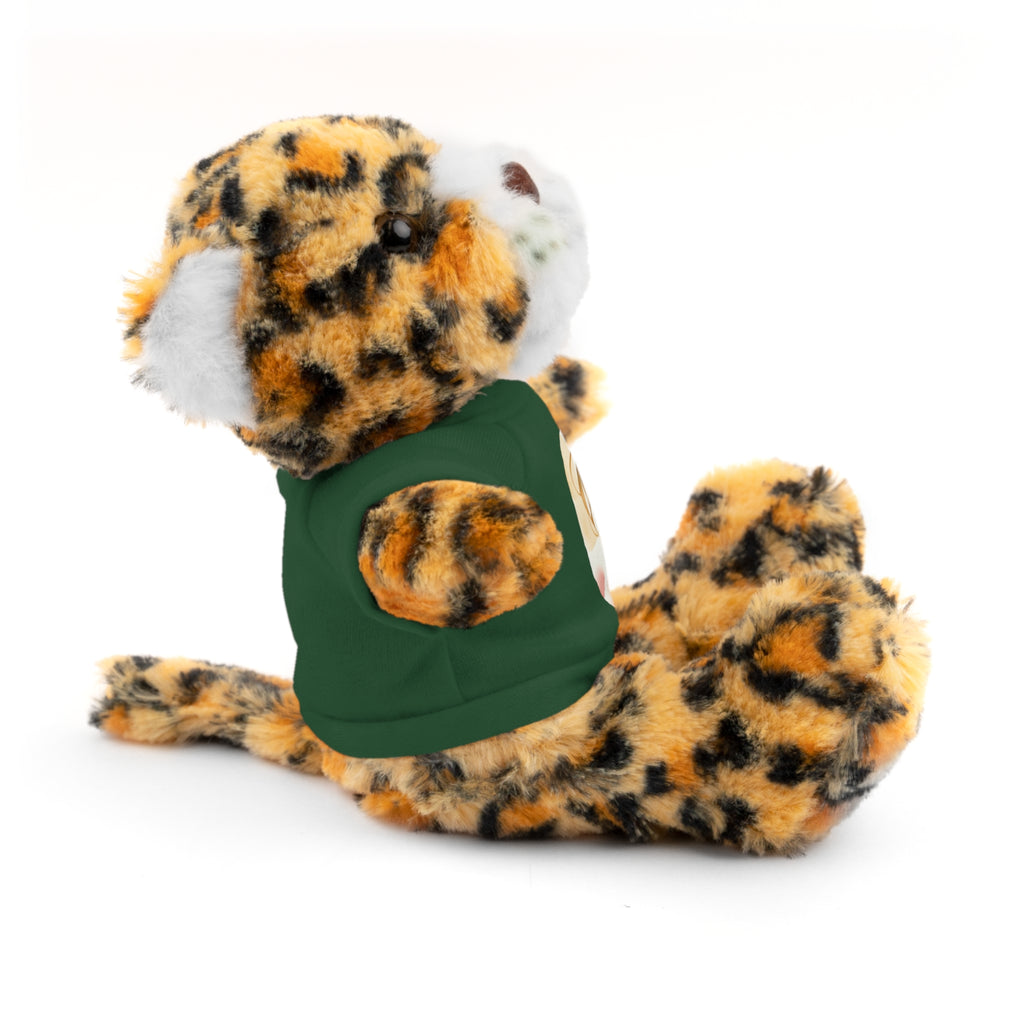 Personalized Plush Bear with Custom Tee — Cute Cartoon Portrait