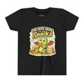 Kids Tee — Cute Dragon “I’m Just Here for the Snacks” Graphic T-Shirt