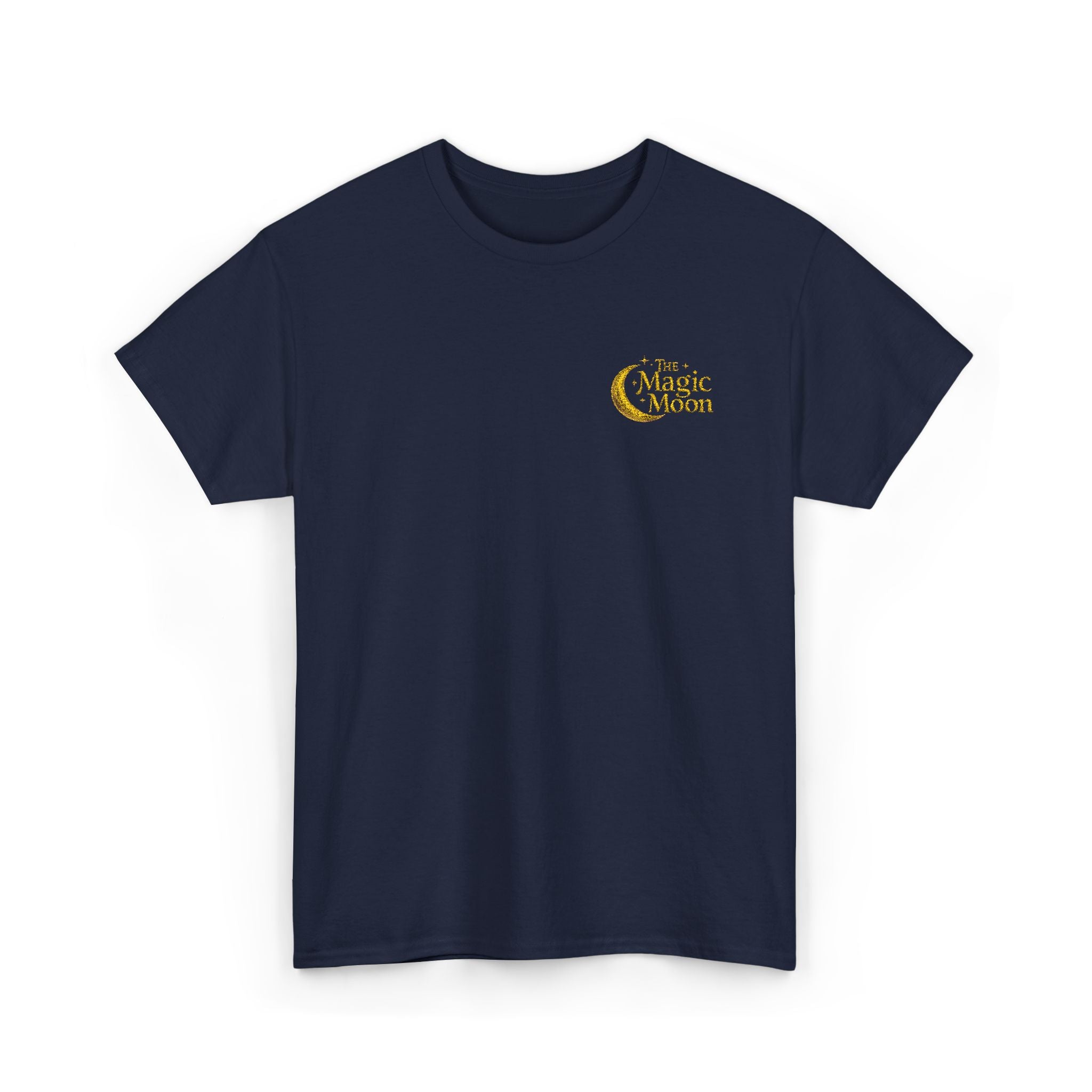 Moon & Stars Graphic Tee — "Choose Happy" Inspirational Cotton T-Shirt