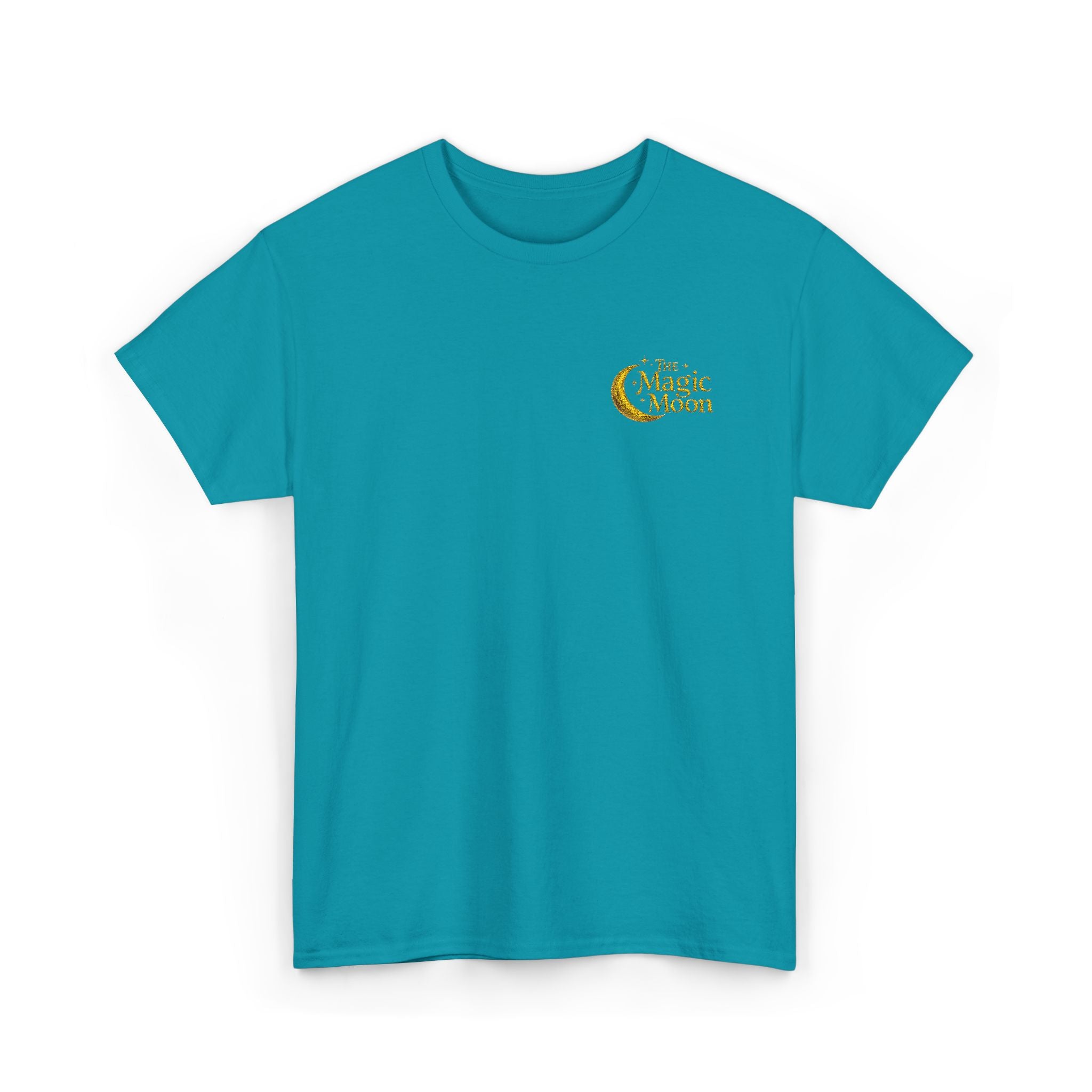 Moon & Stars Graphic Tee — "Choose Happy" Inspirational Cotton T-Shirt