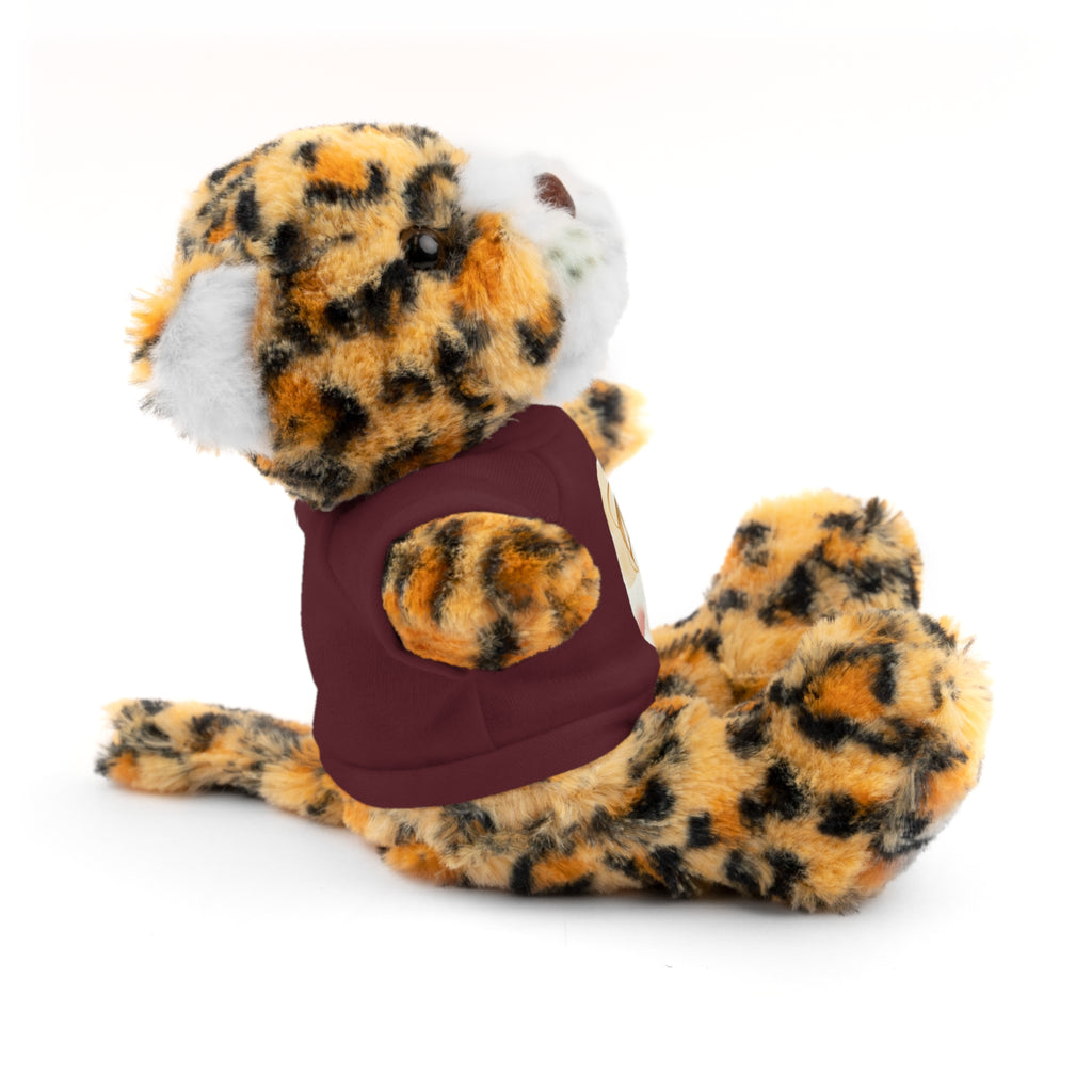 Personalized Plush Bear with Custom Tee — Cute Cartoon Portrait