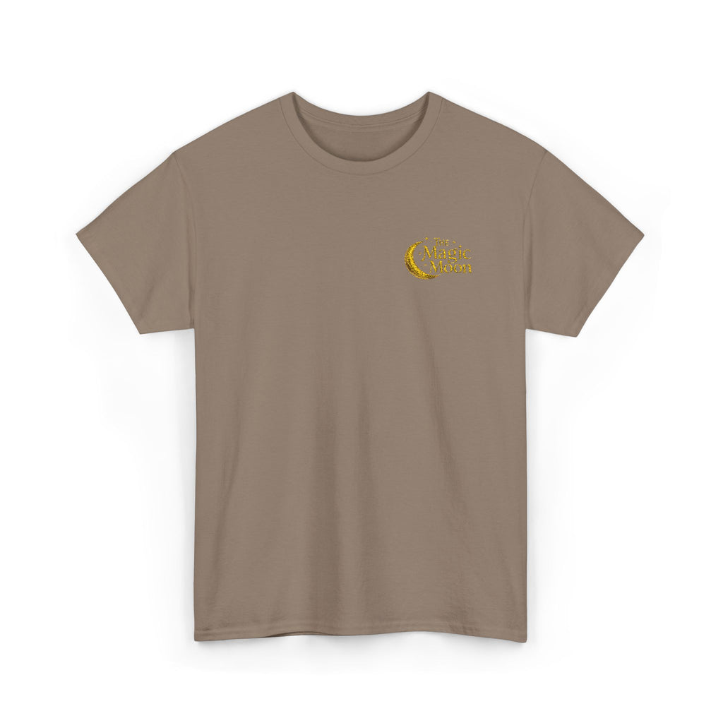 Moon & Stars Graphic Tee — "Choose Happy" Inspirational Cotton T-Shirt