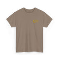Moon & Stars Graphic Tee — "Choose Happy" Inspirational Cotton T-Shirt