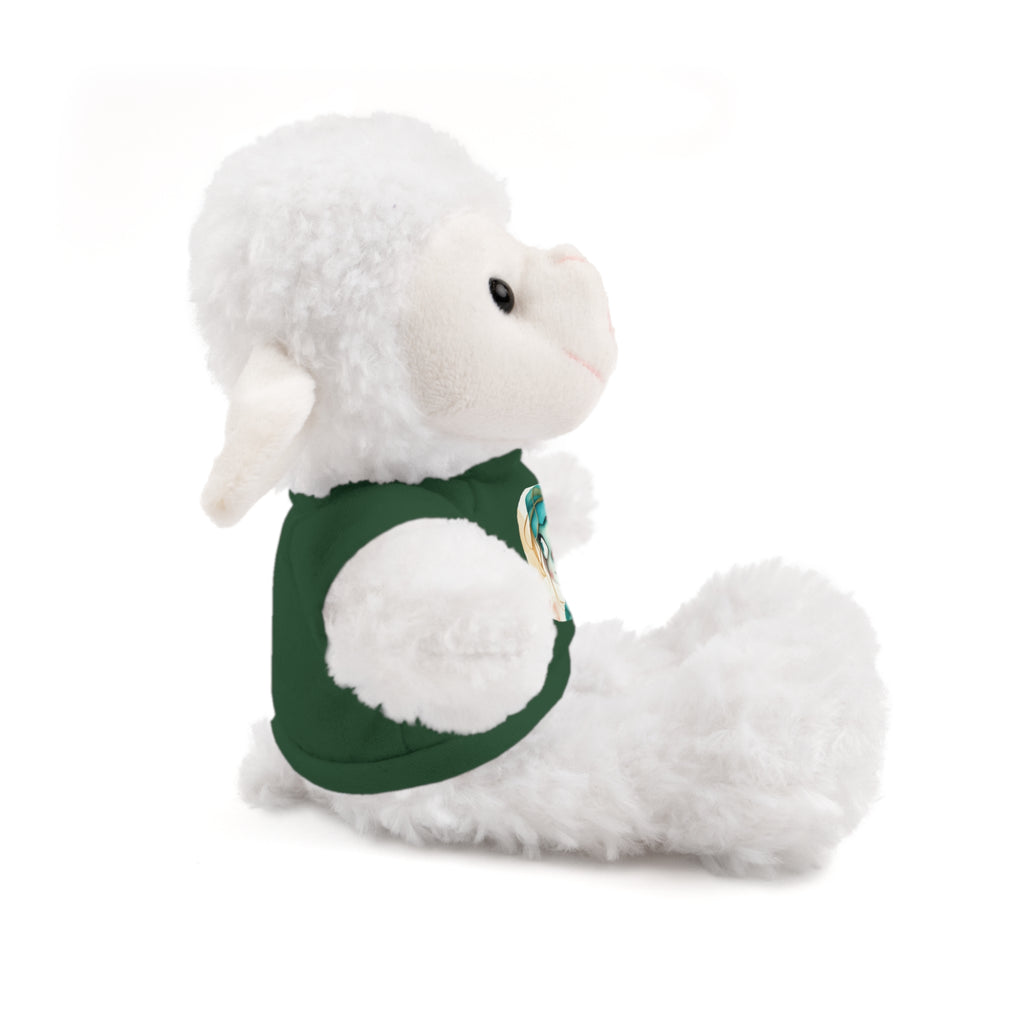Personalized Plush Bear with Custom Tee — Cute Cartoon Portrait