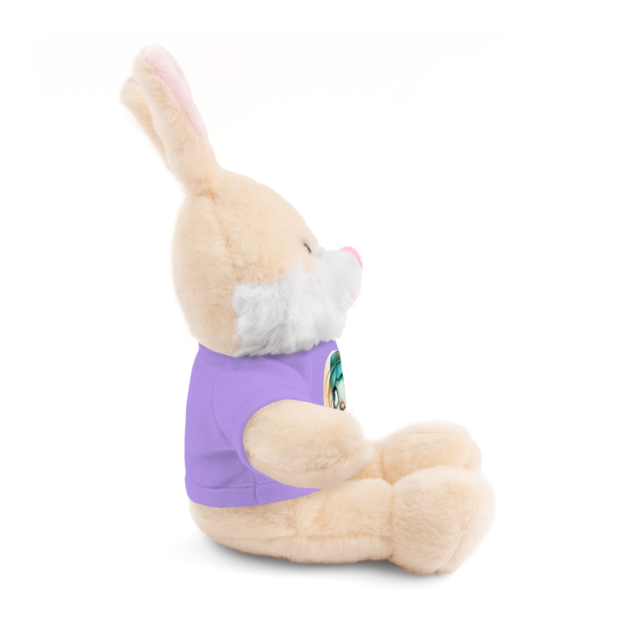 Personalized Plush Bear with Custom Tee — Cute Cartoon Portrait