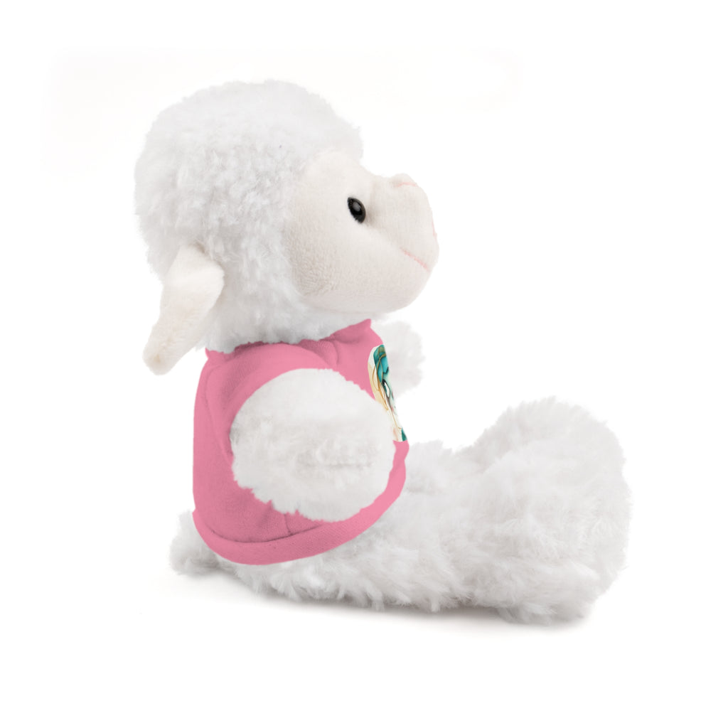 Personalized Plush Bear with Custom Tee — Cute Cartoon Portrait