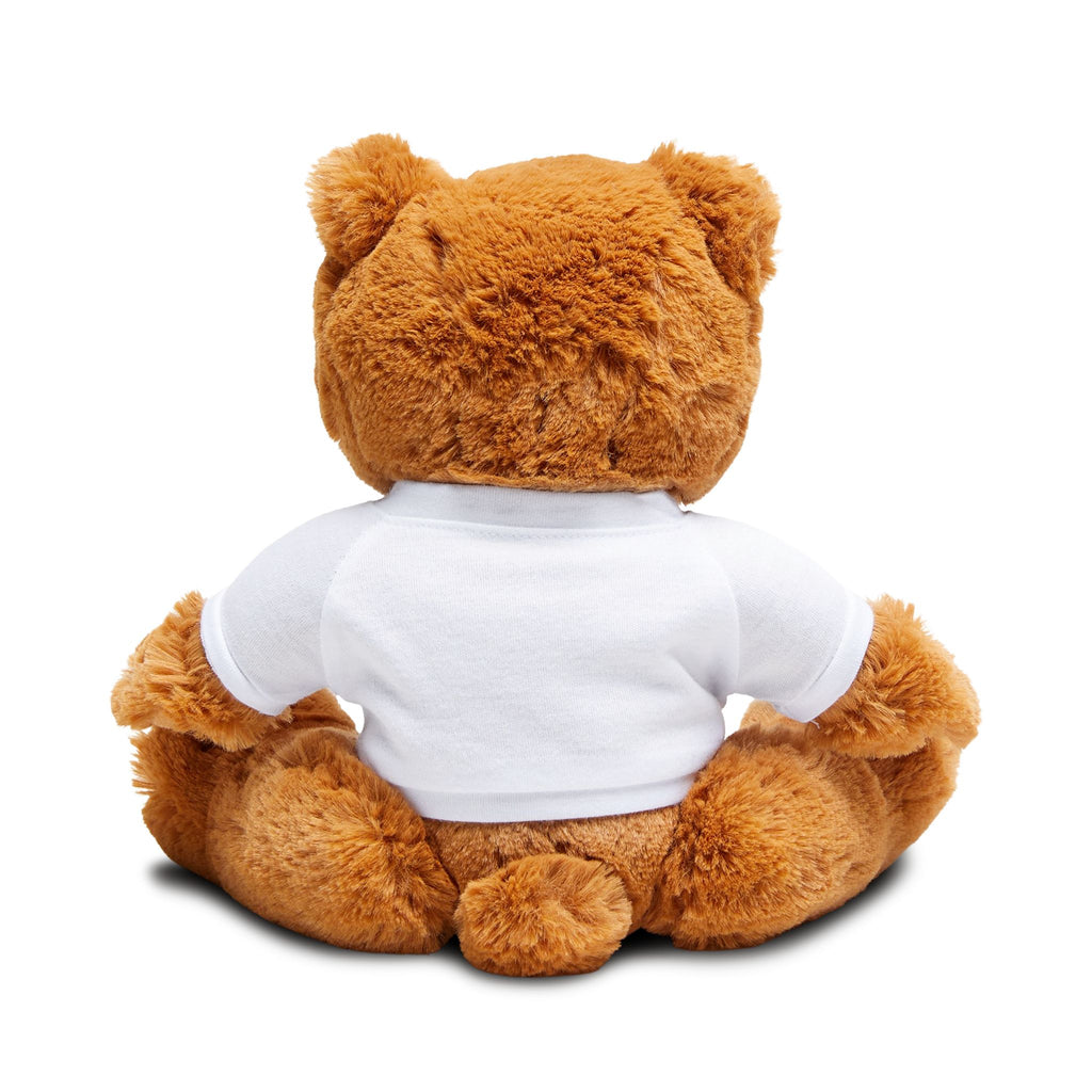 Plush Teddy Bear with Rainbow T-Shirt — Cute Gift for Kids & Valentine's