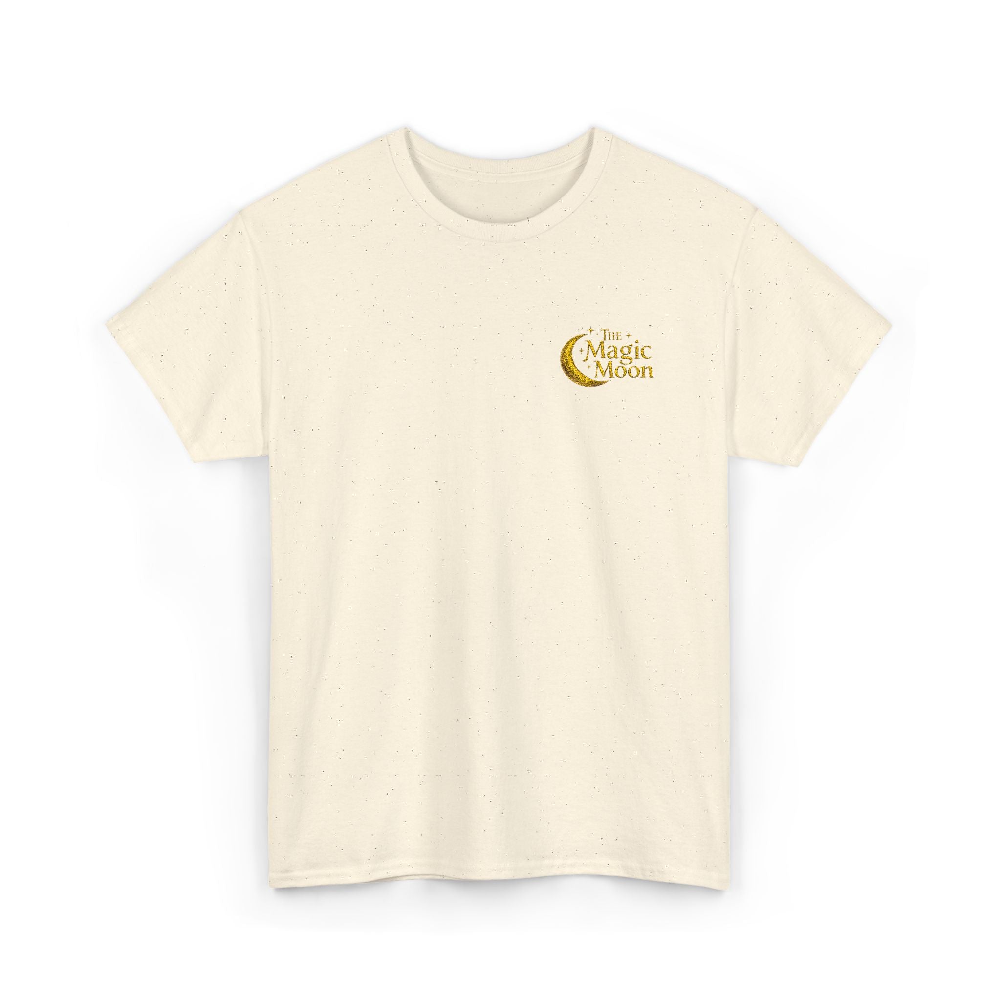 Moon & Stars Graphic Tee — "Choose Happy" Inspirational Cotton T-Shirt