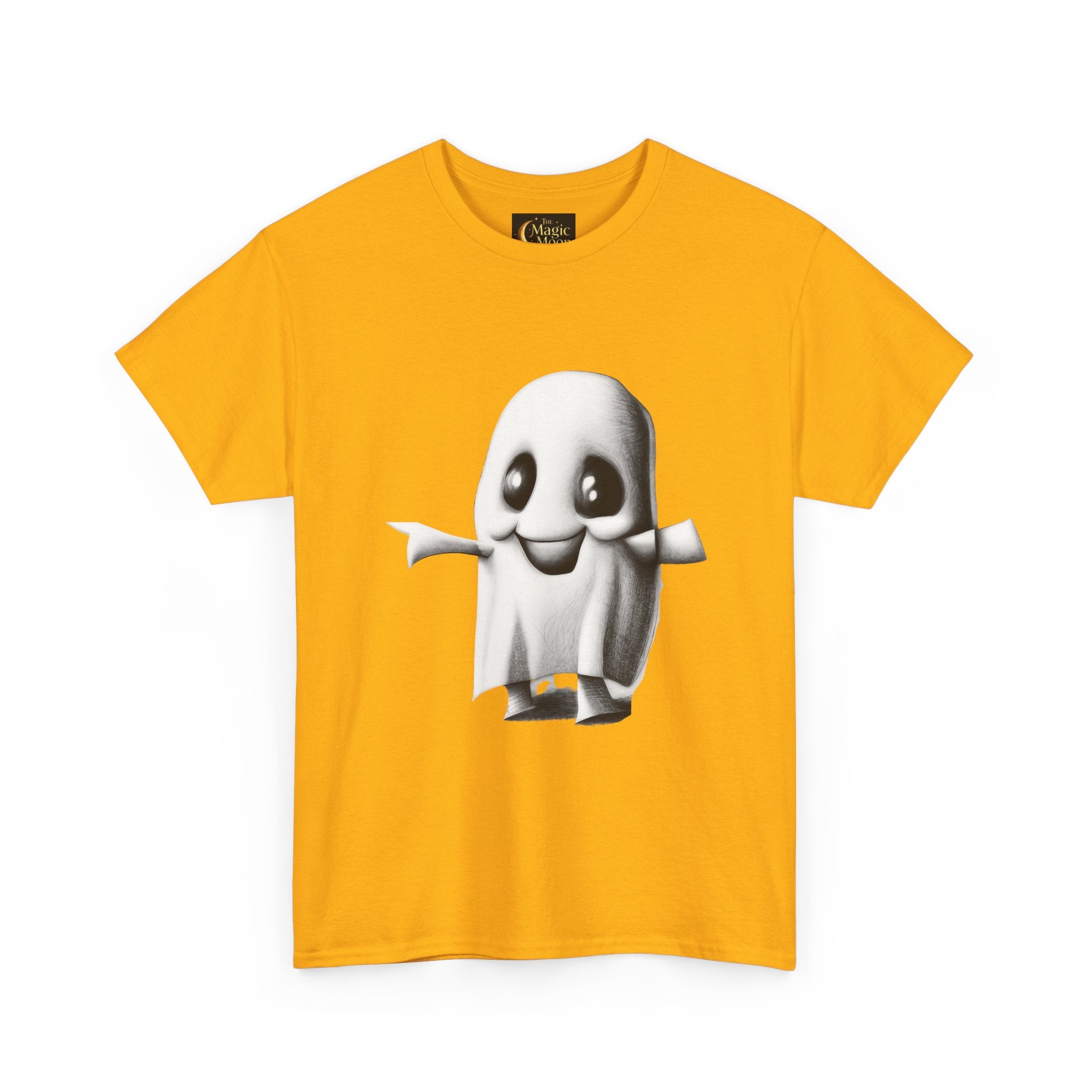 Cute Ghost T-Shirt — Adorable Cartoon Ghost Tee for Halloween & Everyday