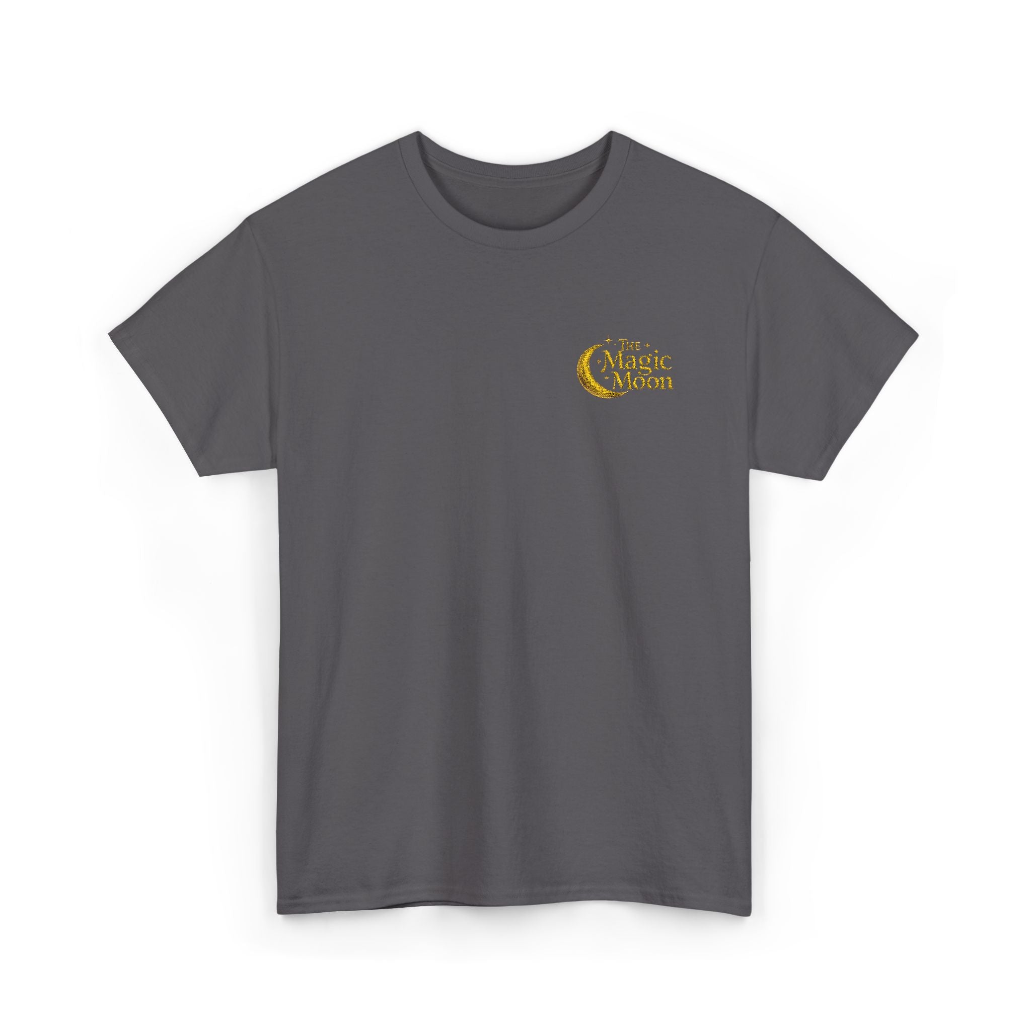Moon & Stars Graphic Tee — "Choose Happy" Inspirational Cotton T-Shirt