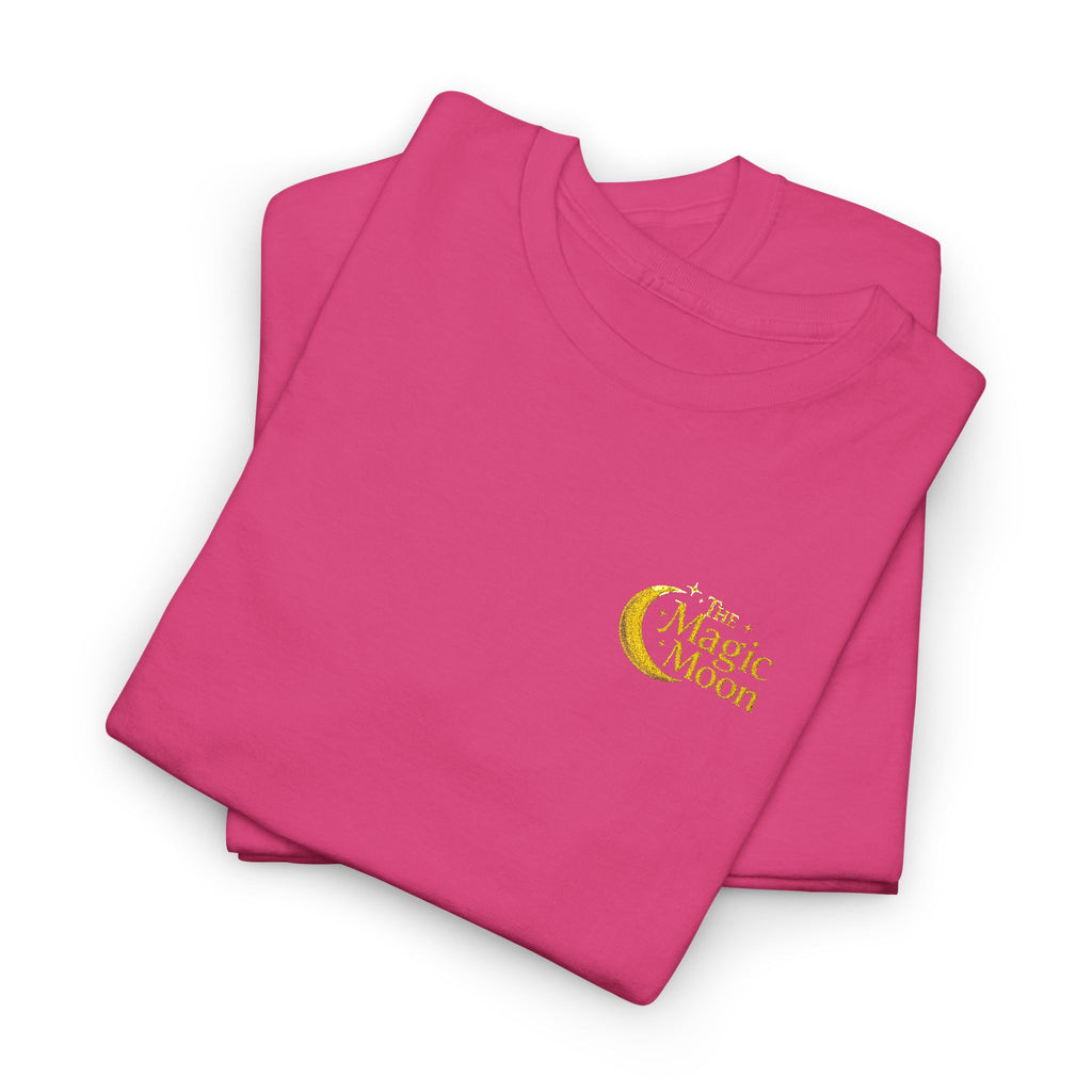 Moon & Stars Graphic Tee — "Choose Happy" Inspirational Cotton T-Shirt