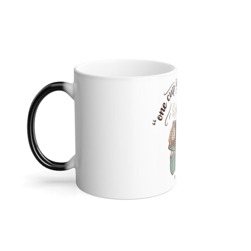 Color Morphing Mug — "One Cup Is Never Enough" Mom Fuel Coffee Mug (11oz)