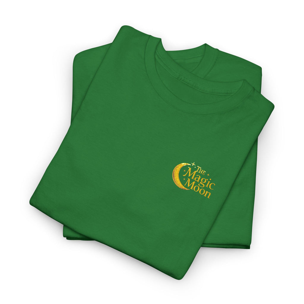 Moon & Stars Graphic Tee — "Choose Happy" Inspirational Cotton T-Shirt
