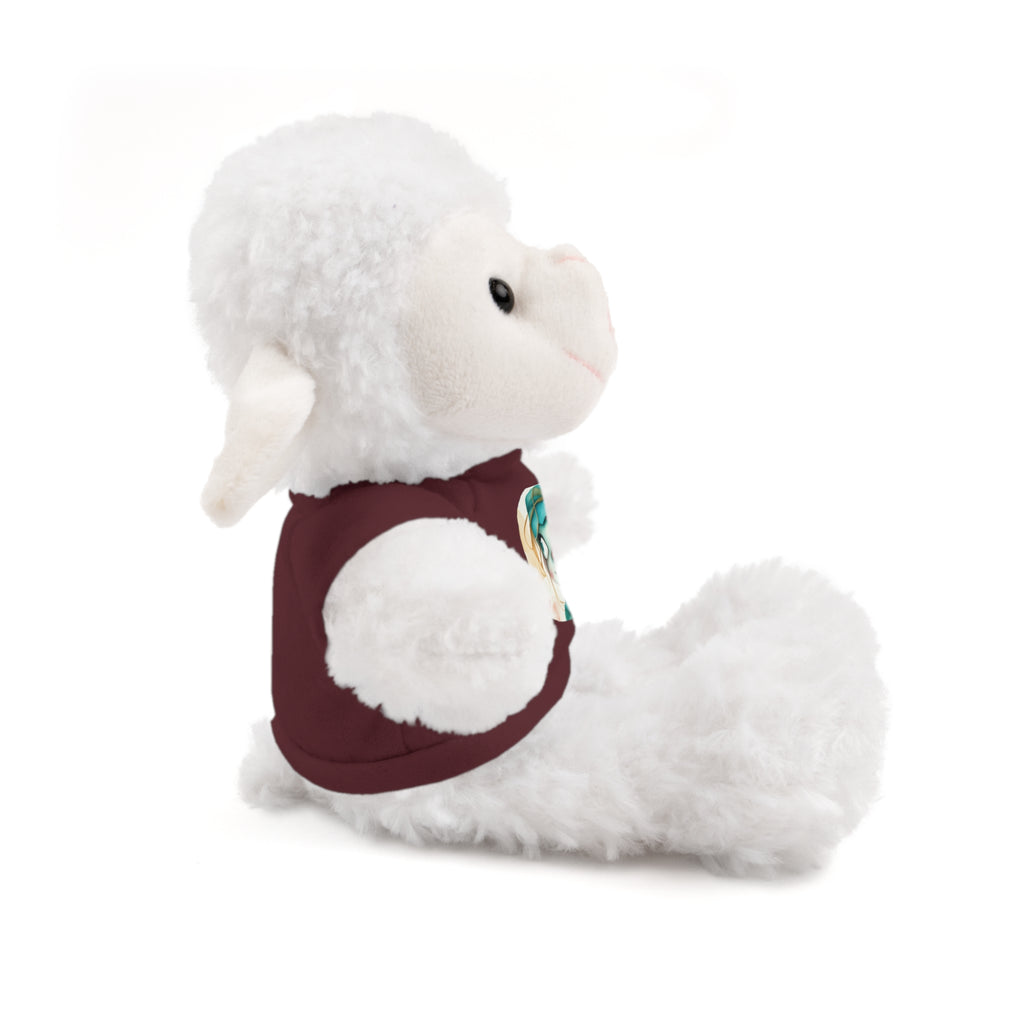 Personalized Plush Bear with Custom Tee — Cute Cartoon Portrait