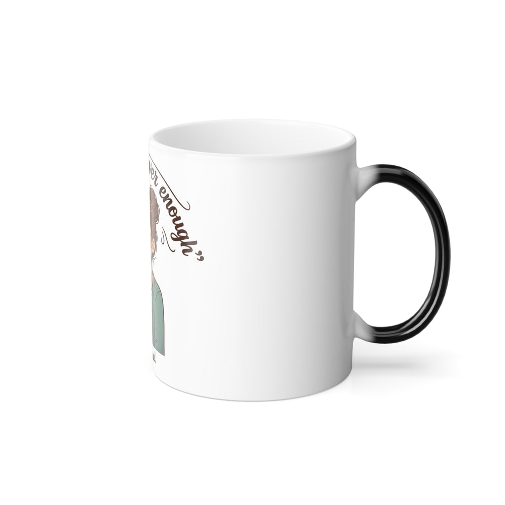 Color Morphing Mug — "One Cup Is Never Enough" Mom Fuel Coffee Mug (11oz)