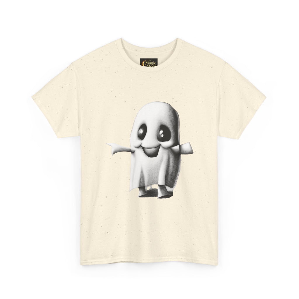 Cute Ghost T-Shirt — Adorable Cartoon Ghost Tee for Halloween & Everyday