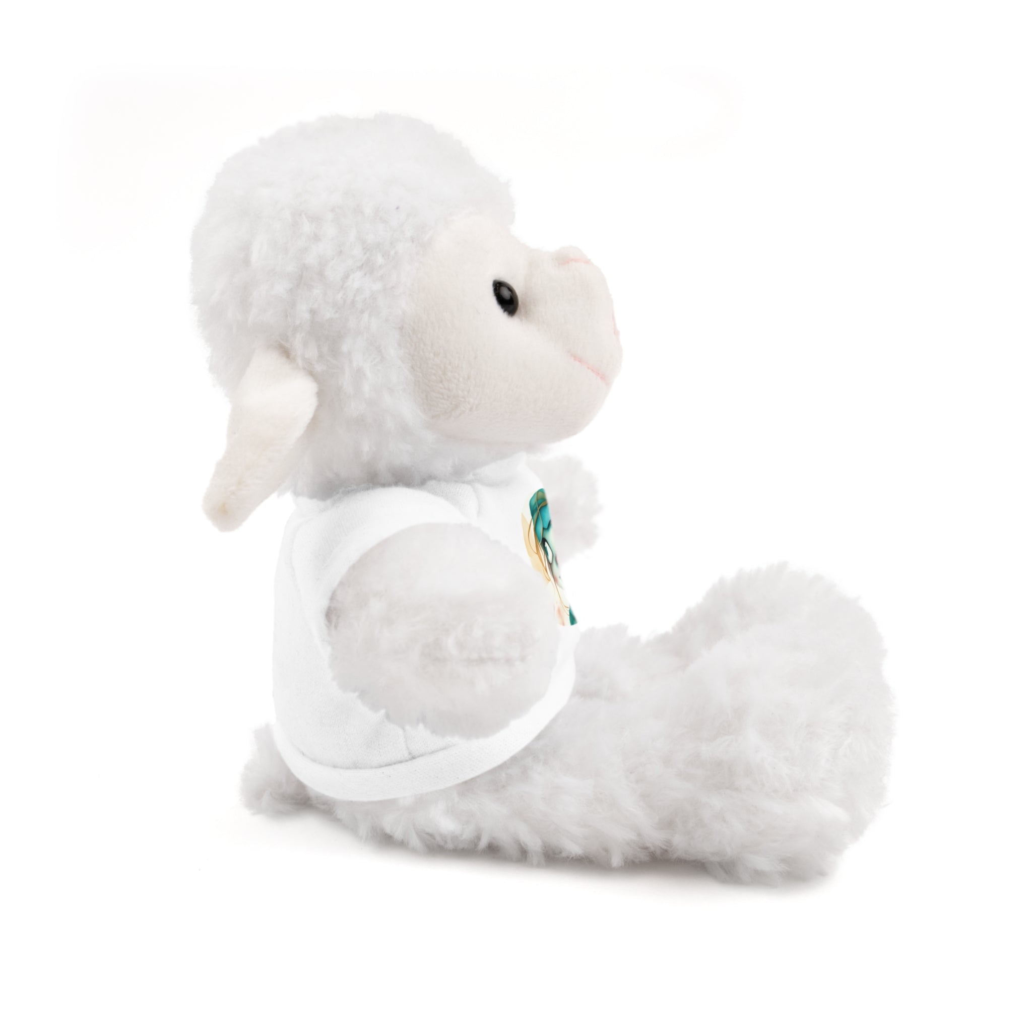 Personalized Plush Bear with Custom Tee — Cute Cartoon Portrait