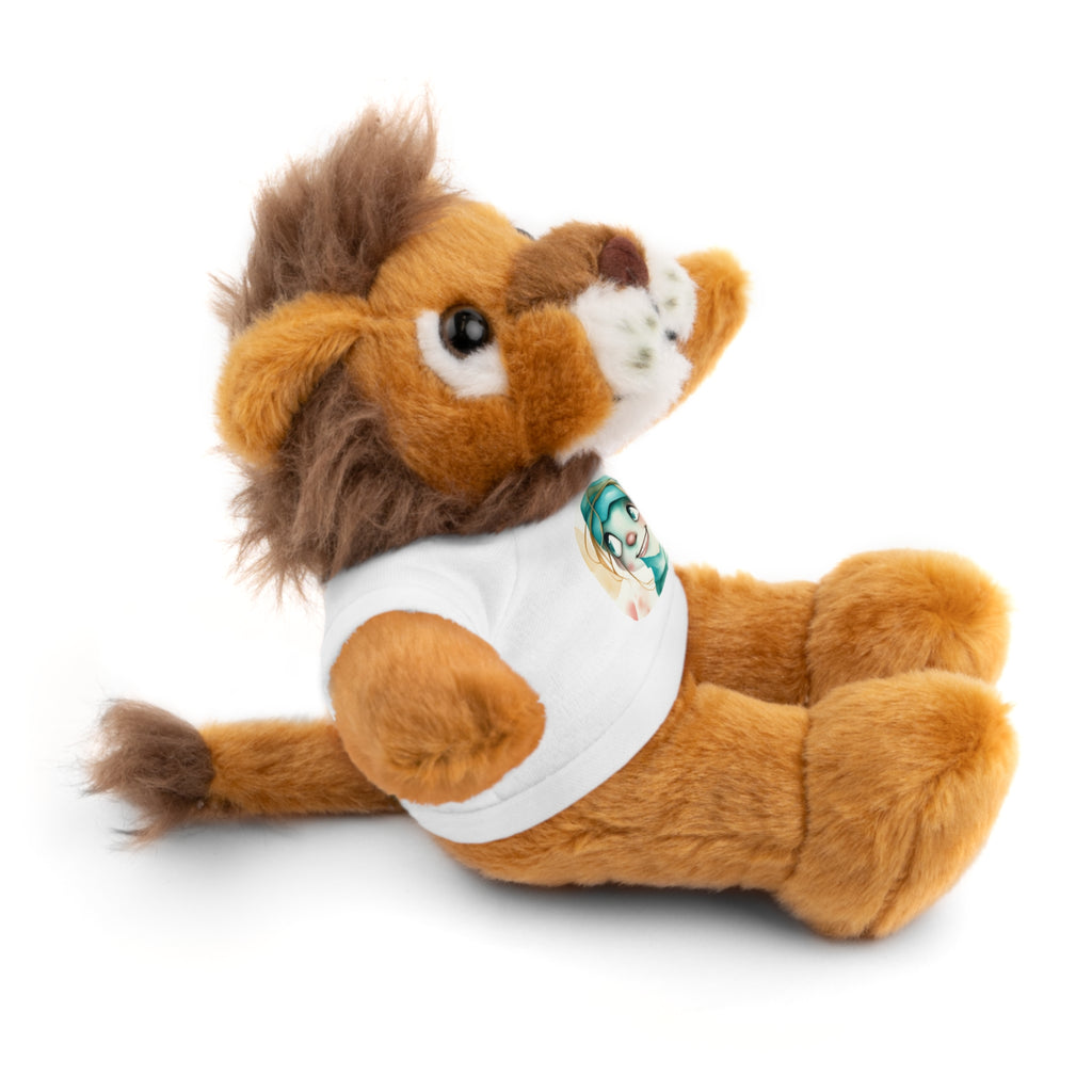 Personalized Plush Bear with Custom Tee — Cute Cartoon Portrait