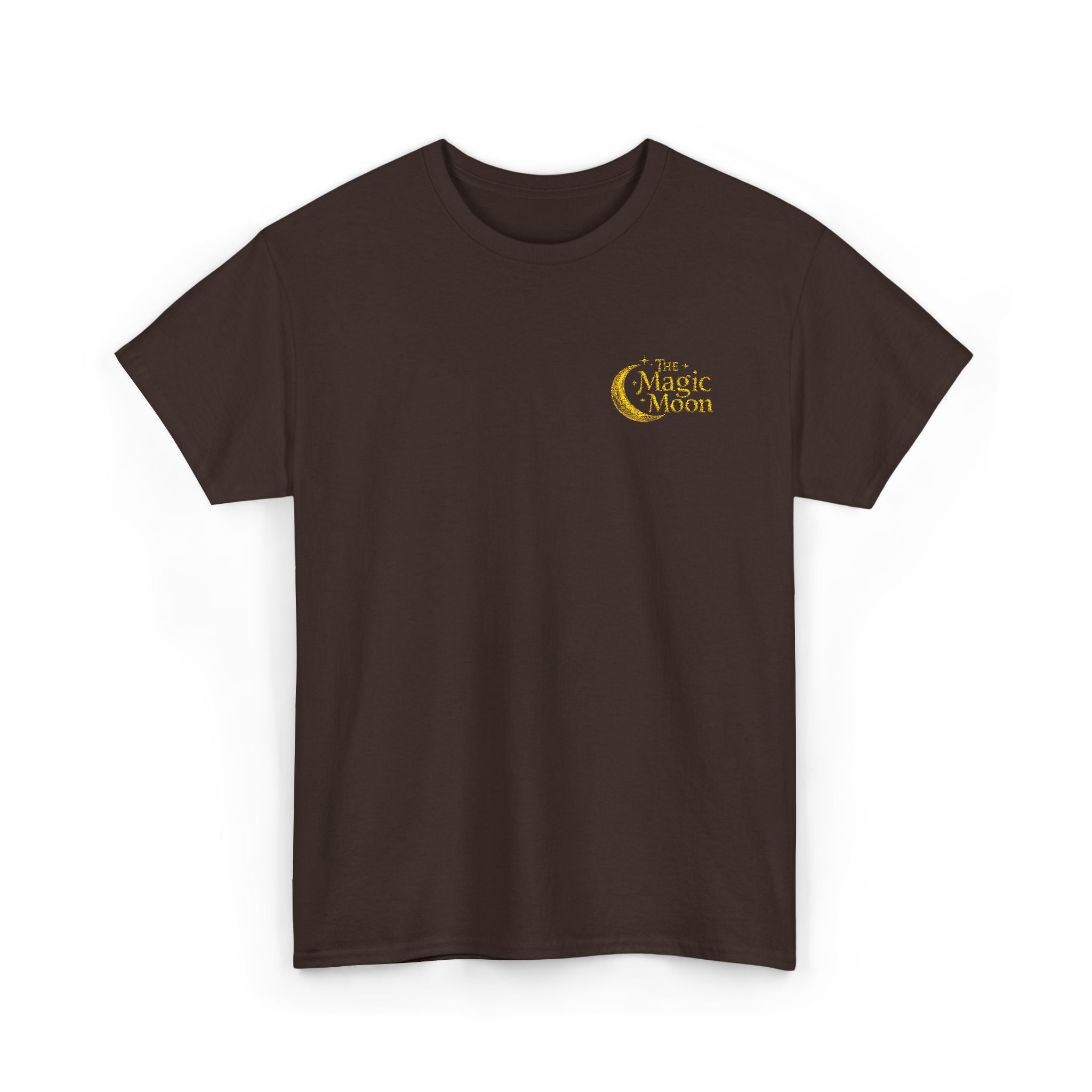 Moon & Stars Graphic Tee — "Choose Happy" Inspirational Cotton T-Shirt