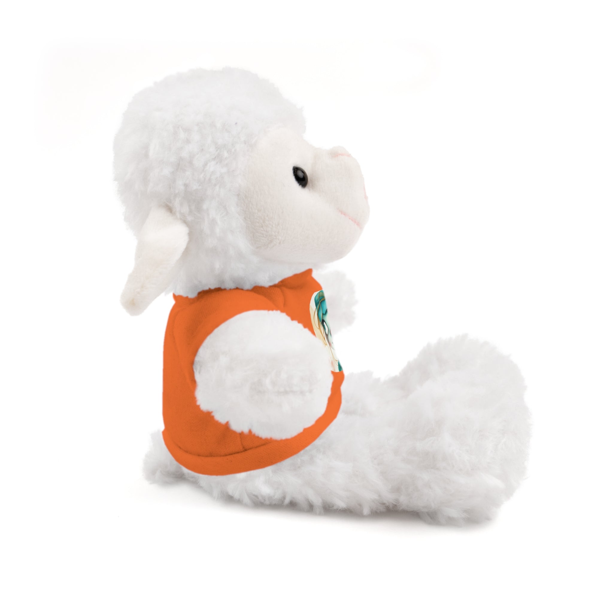 Personalized Plush Bear with Custom Tee — Cute Cartoon Portrait