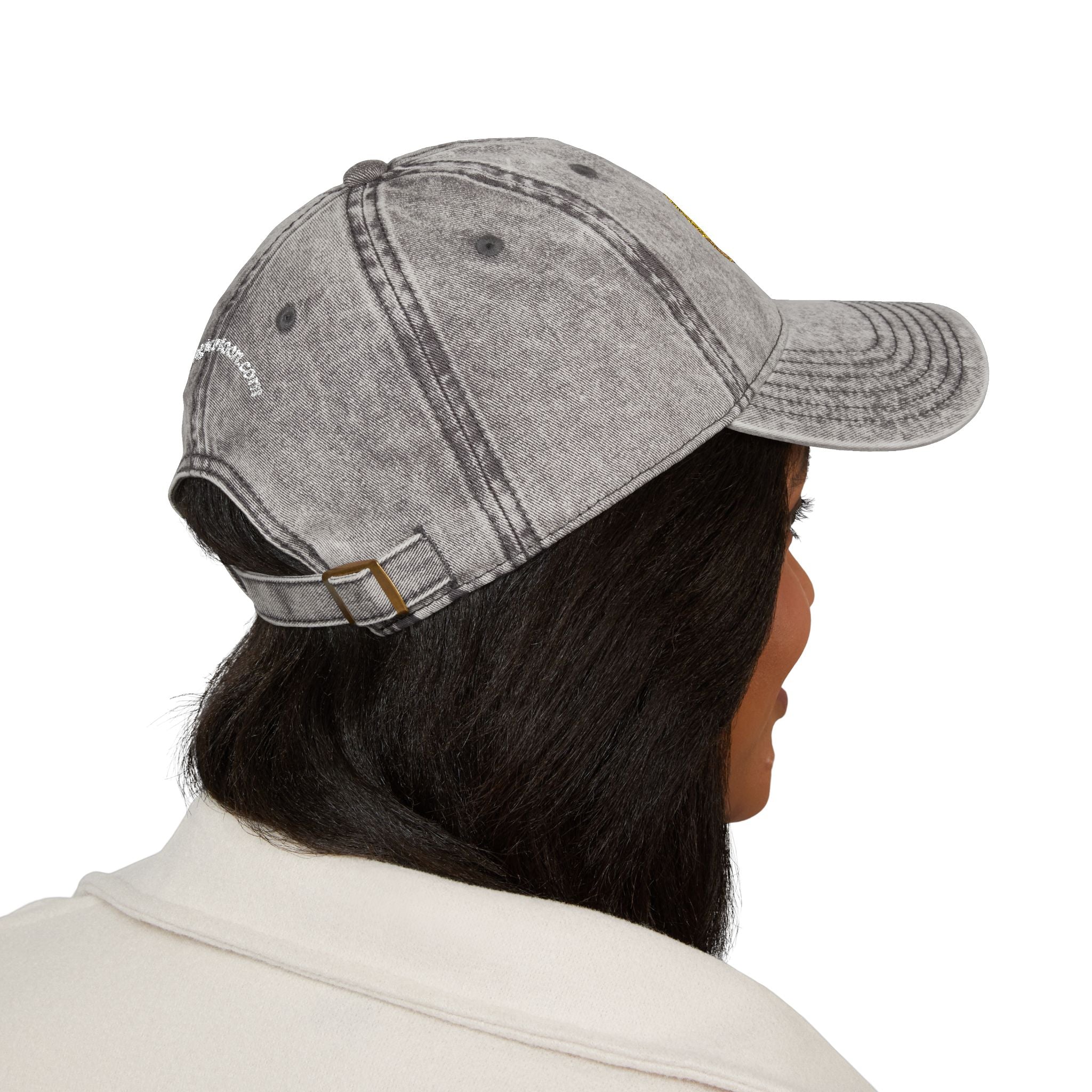 Vintage Embroidered Cap – "The Magic Moon" Distressed Baseball Hat